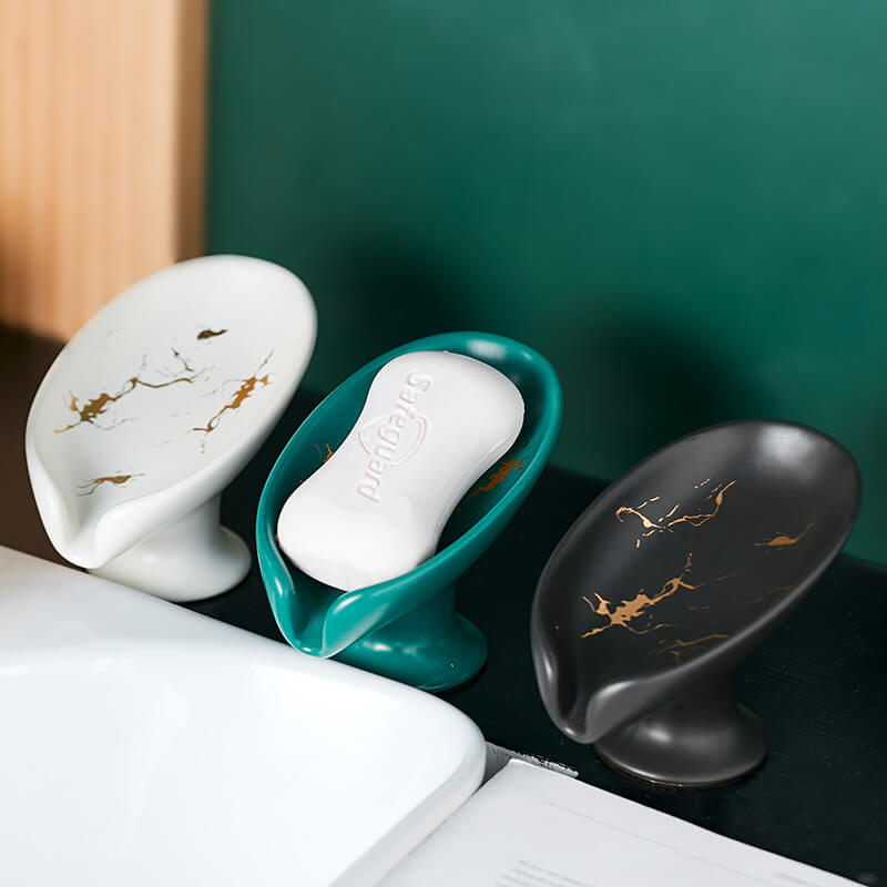 Porte-savon de luxe en céramique Lighteme