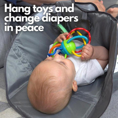 Lighteme No-mess Baby - offers all the benefits of portable changing table and a diaper holder