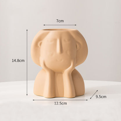 Vase en céramique Lighteme Cheek Girl