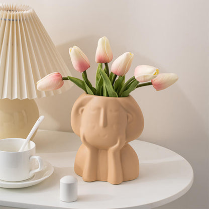 Vase en céramique Lighteme Cheek Girl
