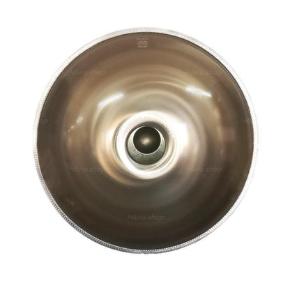 Mountain Rain Maßgeschneiderte 22 Zoll 10-Noten-Handpan aus Edelstahl, F3 Equinox/Integral-Skala Space Drum Handpan