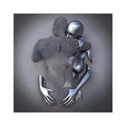 Lighteme Silber Leinwand Gemälde