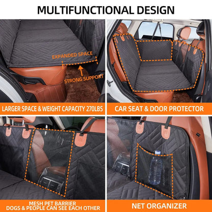 Lighteme Deluxe Hard Bottom Car Seat Extender for Dogs