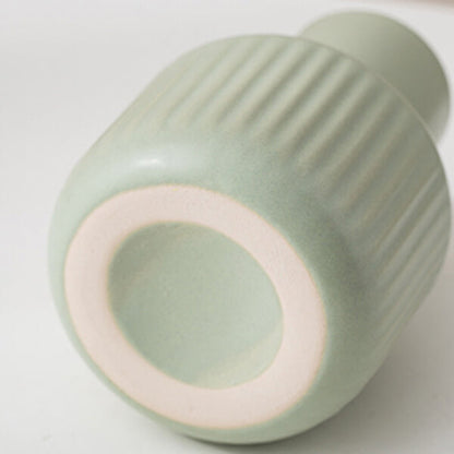 Lighteme Simple Striped Ceramic Vase