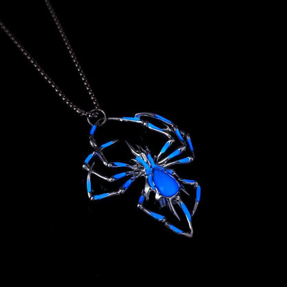Lighteme Halloween leuchtende Spinnenhalskette