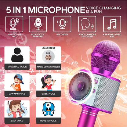 Lighteme fortschrittliches Bluetooth-Mikrofon! Singen Sie überall frei mit