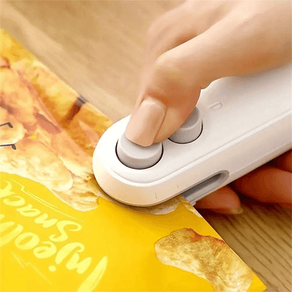 Lighteme Mini-Beutelverschließer, tragbares 2-in-1-Werkzeug