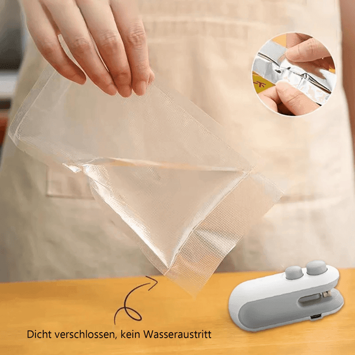 Lighteme Mini-Beutelverschließer, tragbares 2-in-1-Werkzeug