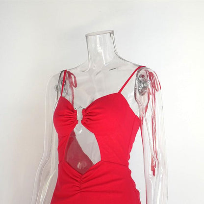 Sexy rückenfreies Kleid mit Schnürung von Lighteme