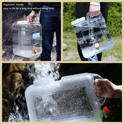 Tragbarer Outdoor-Wasserbehälter mit Wasserhahn von Lighteme