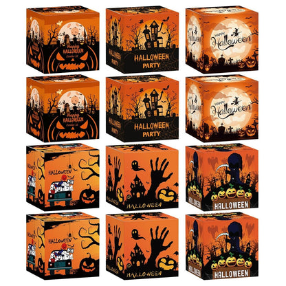 Lighteme 12 Stück Halloween-Geschenktüten zum Verpacken von Süßigkeiten und Leckereien