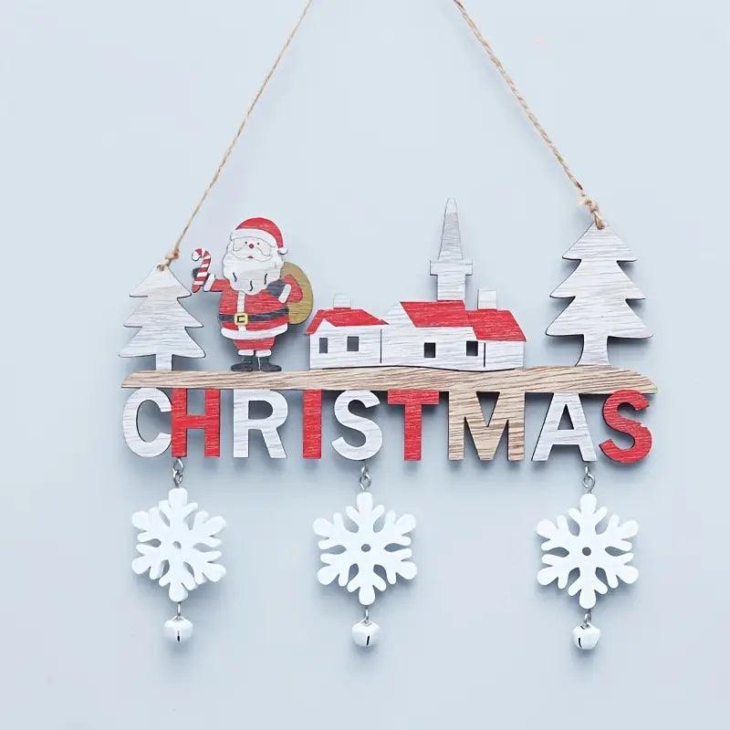 Lighteme Santa Claus wooden decoration