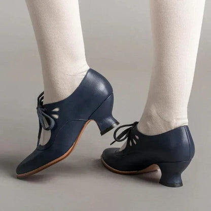 Chaussures orthopédiques à talons hauts en cuir Lighteme pour femmes