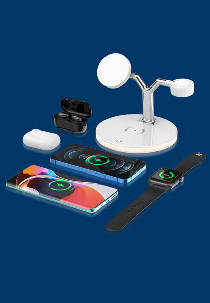 Lighteme Magnetic Mobile Phone 3 in 1 Wireless Charger