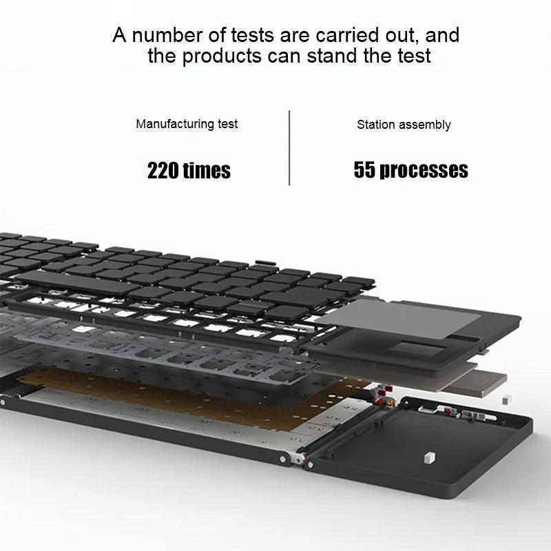 Faltbare kabellose Tastatur von Lighteme