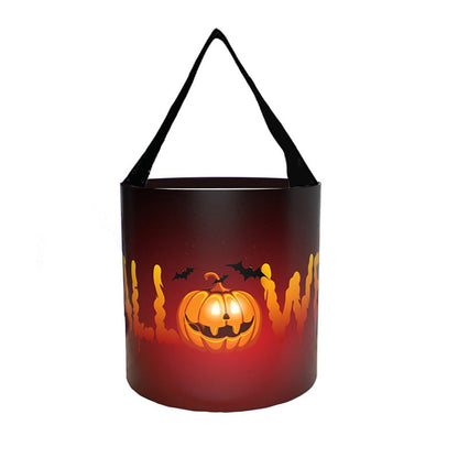 Lighteme Faltbare Süßigkeitentüten für Halloween für Kinder