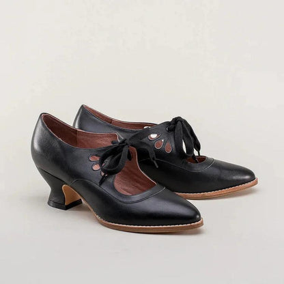 Chaussures orthopédiques à talons hauts en cuir Lighteme pour femmes