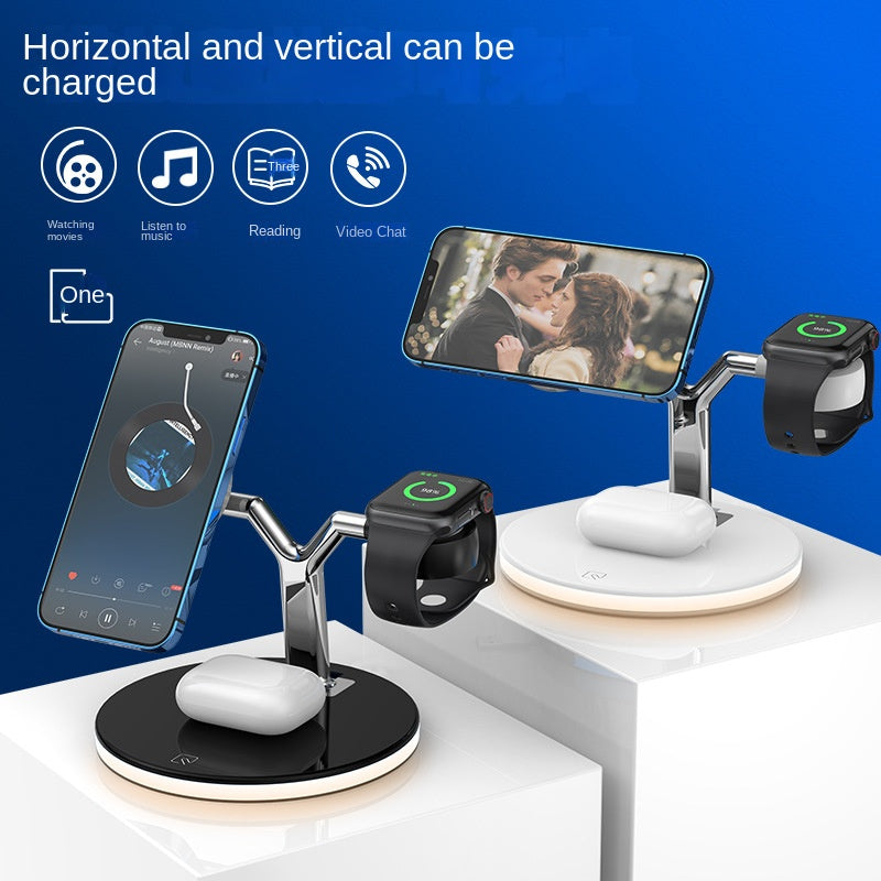Lighteme Magnetic Mobile Phone 3 in 1 Wireless Charger