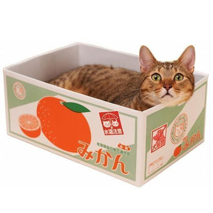 Lighteme Japanese Fruit Box Cat Bed