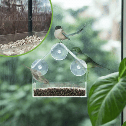 Lighteme Montierbares klares Vogelhäuschen