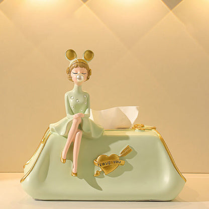 Lighteme Elegant Bubble Girl Tissue Box