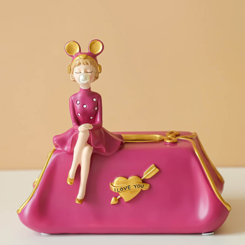 Lighteme Elegant Bubble Girl Tissue Box