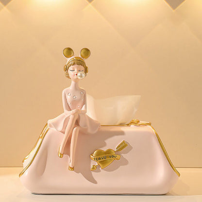 Lighteme Elegant Bubble Girl Tissue Box