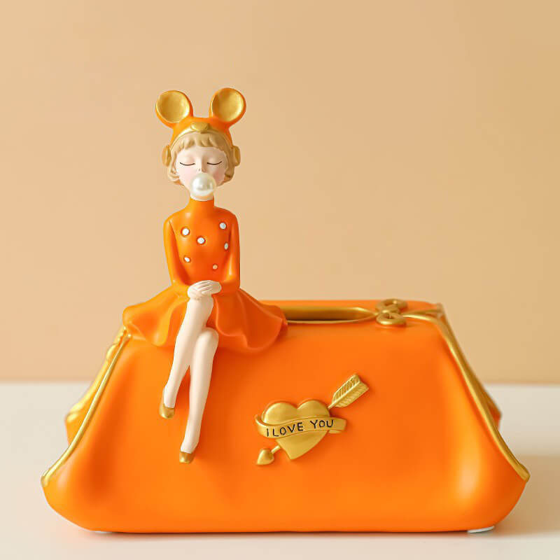 Lighteme Elegant Bubble Girl Tissue Box