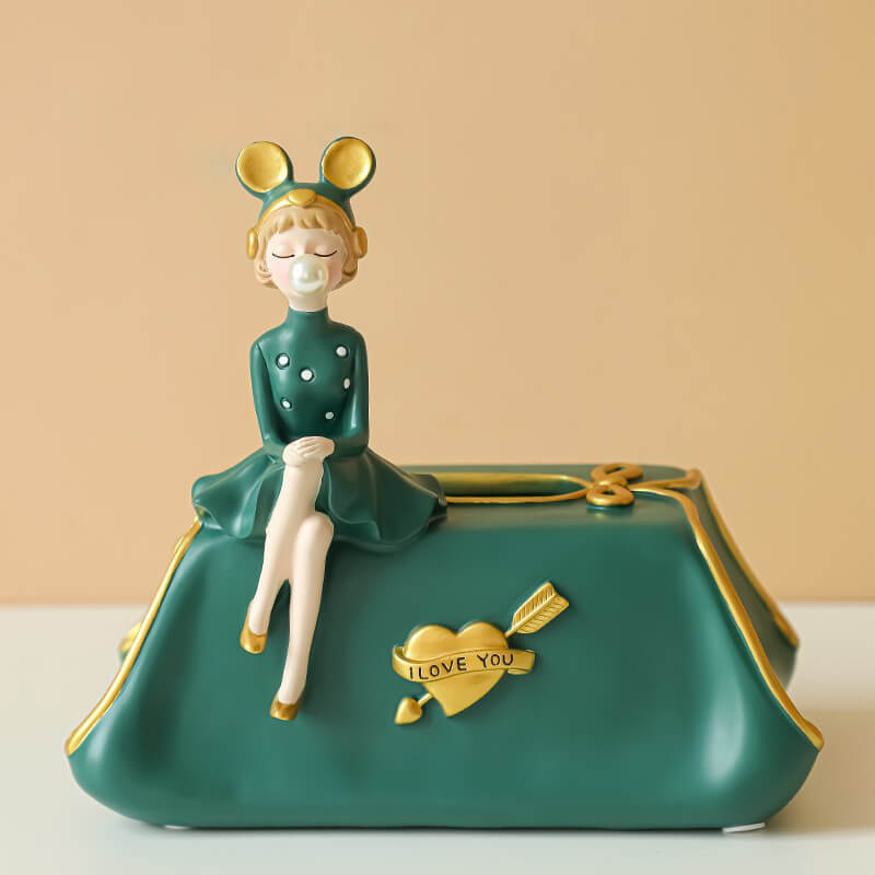 Lighteme Elegant Bubble Girl Tissue Box