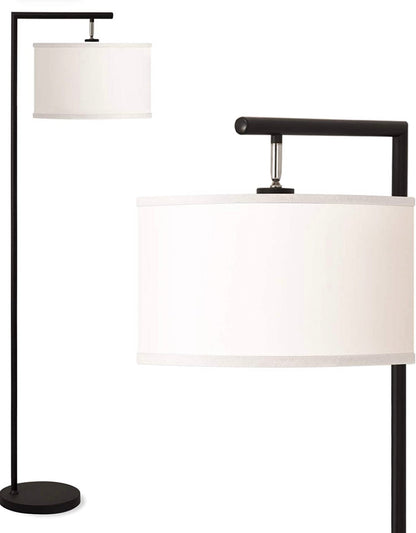 Lighteme Modern Floor Lamp, Classic Standing Lamp Reading Standing Light for Bedroom Living Room with LED Bulb