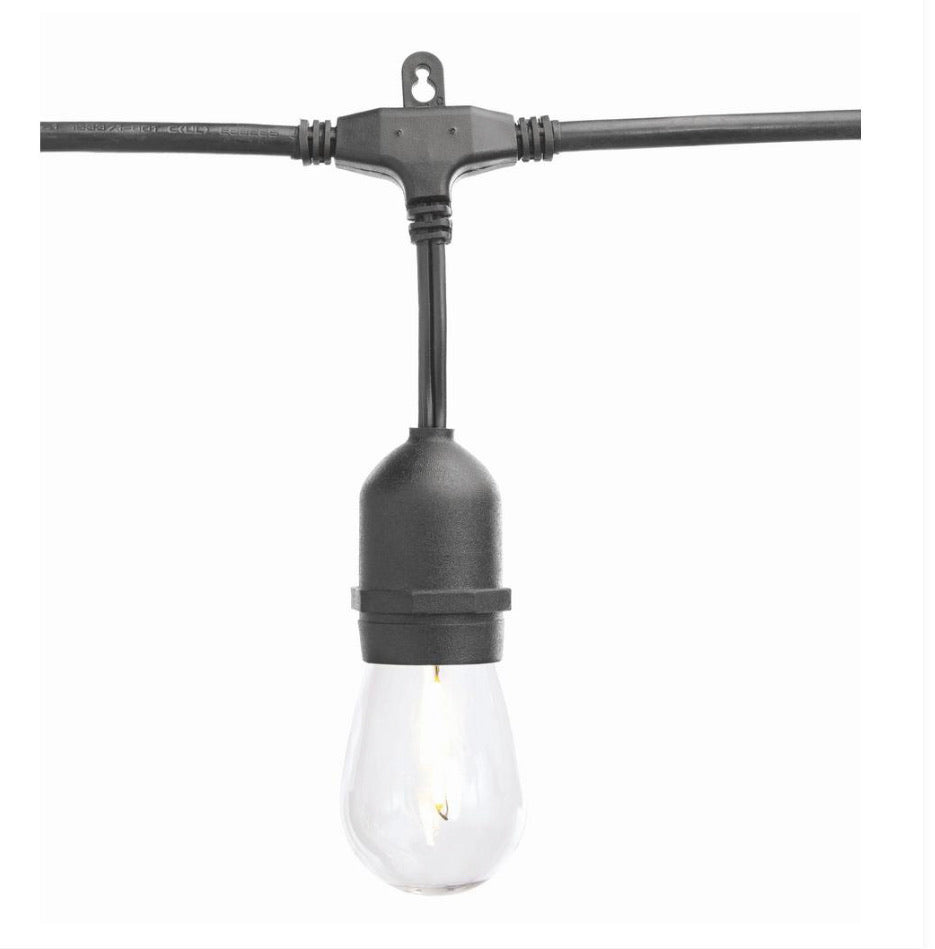 Lighteme 24 Ft. Waterproof LED String Light, 12 bulbs Plug-In