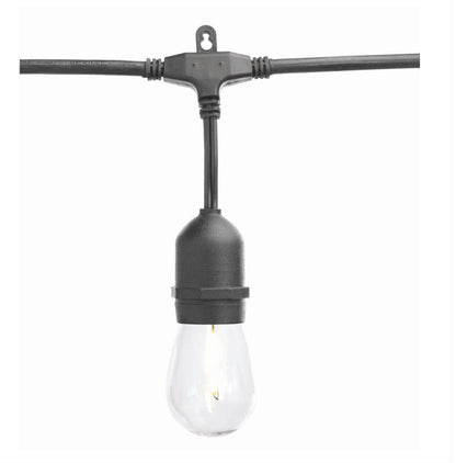 Lighteme 24 Ft. Waterproof LED String Light, 12 bulbs Plug-In