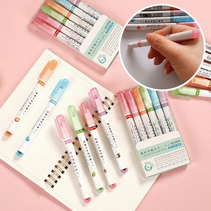 Lighteme Curve Textmarker 6er-Set
