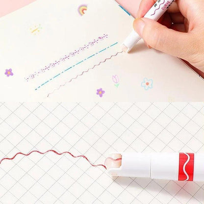 Lighteme Curve Textmarker 6er-Set