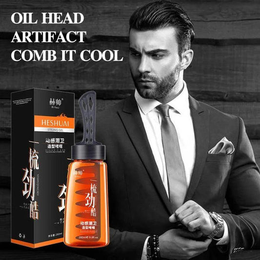 Gel coiffant de qualité professionnelle Lighteme pour hommes avec peigne | ACHETEZ-EN 1, OBTENEZ-EN 1 GRATUIT 