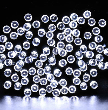 Lighteme 33Ft Solar Led string light 100LED Light-Green Wire