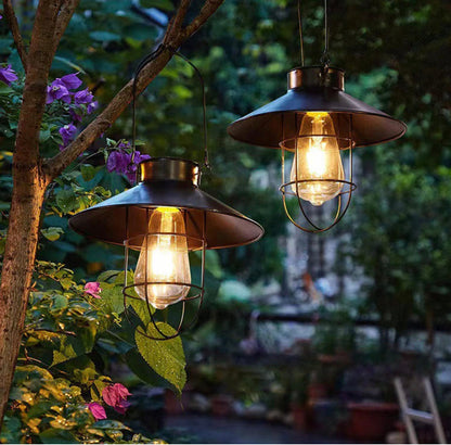 Lighteme Hanging Solar Lantern with Shepherd Hook 31 Inch