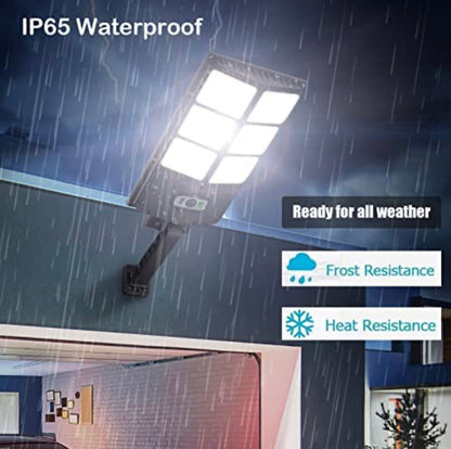 Lighteme 150W Solar Lights, 3 Modes Led Solar Wall Light Motion Sensor with Remote Control, 8000LM