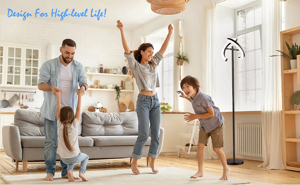 Lighteme Modern LED Torchiere Floor Lamp, Dimmable Uplight for Reading in Your Bedroom or Living Room