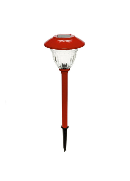 Lighteme 8 Pack Solar Pathway LED Lights Outdoor Color Changing -Stainless Steel