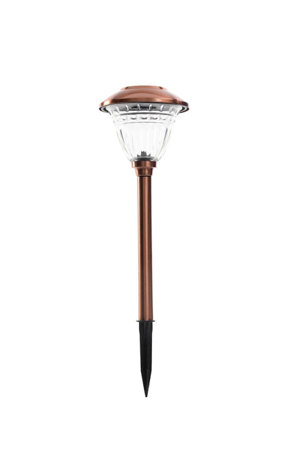 Lighteme 10 Pack Solar Pathway LED Lights Outdoor ( Copper )