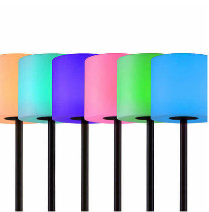 Lighteme Solar Powered Patio Outdoor Floor Lamp