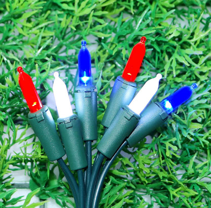 Lighteme 150 LED-Weihnachtslichterkette, 15 m grün/weißes Kabel