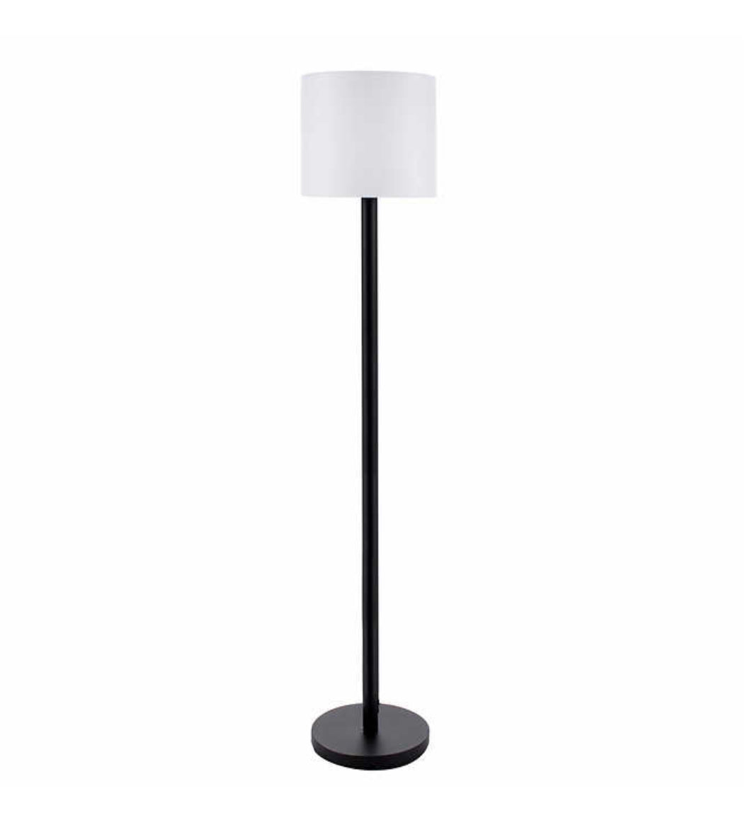 Lighteme Solar Powered Patio Outdoor Floor Lamp
