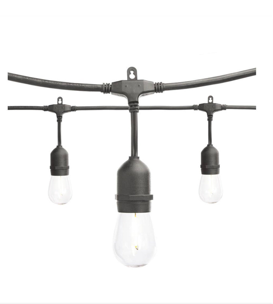 Lighteme 24 Ft. Waterproof LED String Light, 12 bulbs Plug-In