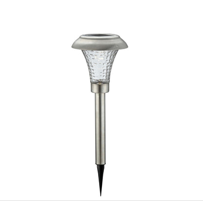 Lighteme Silver Solar Powered LED Pathway Light  (Pack of 16 )