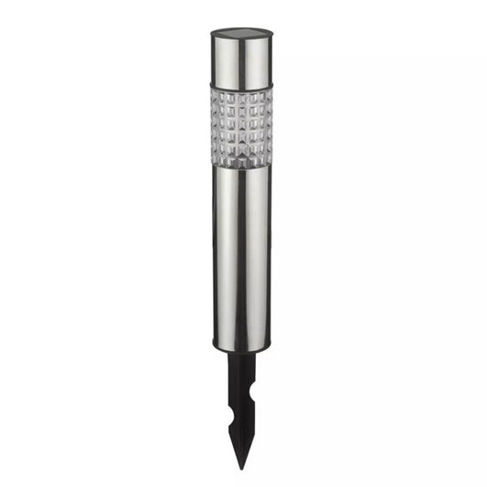 Lighteme Hampton Modern Stainless Steel Solar Powered LED Bollard Pathway  Light -15 Pack