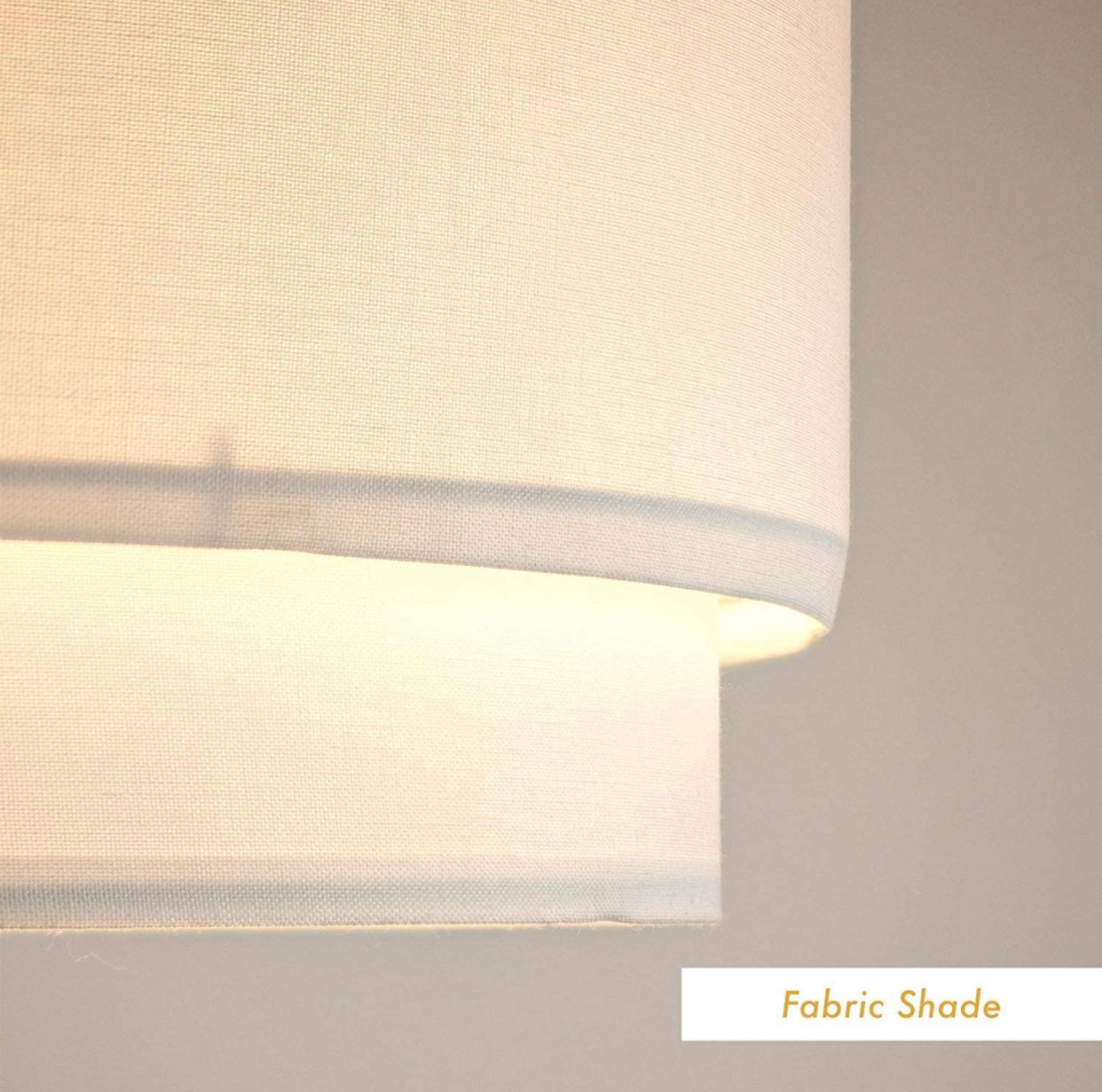 Lighteme Arc Floor Lamp with Unique Hanging Drum - Arching Over The Couch