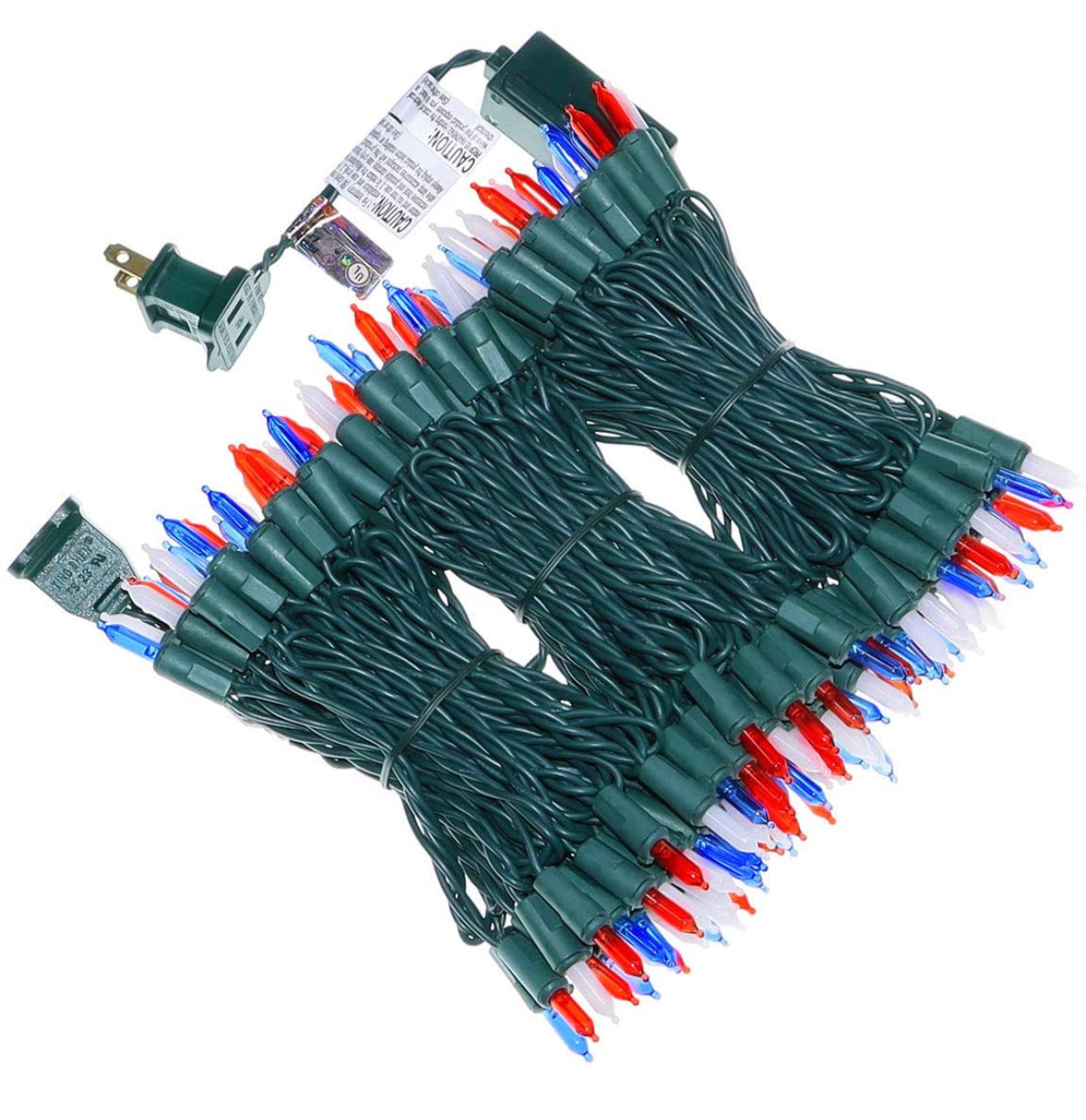Lighteme 150 LED-Weihnachtslichterkette, 15 m grün/weißes Kabel