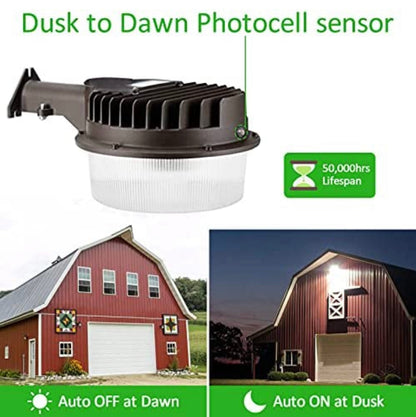 Lighteme LED Barn Light , 5000K Daylight 2000LM Dusk to Dawn LED Outdoor Yard Light with Photocell